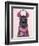 Chilly Llama Pink-Fab Funky-Framed Art Print