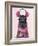 Chilly Llama Pink-Fab Funky-Framed Art Print