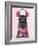 Chilly Llama Pink-Fab Funky-Framed Art Print