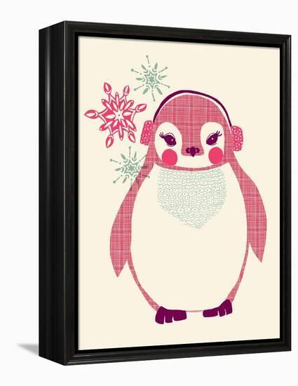 Chilly Penguin-null-Framed Premier Image Canvas