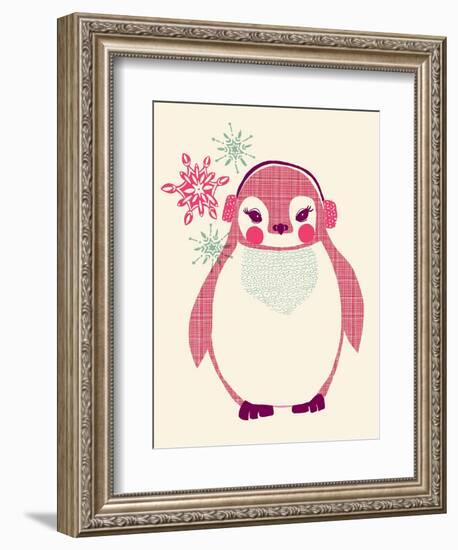 Chilly Penguin-null-Framed Giclee Print