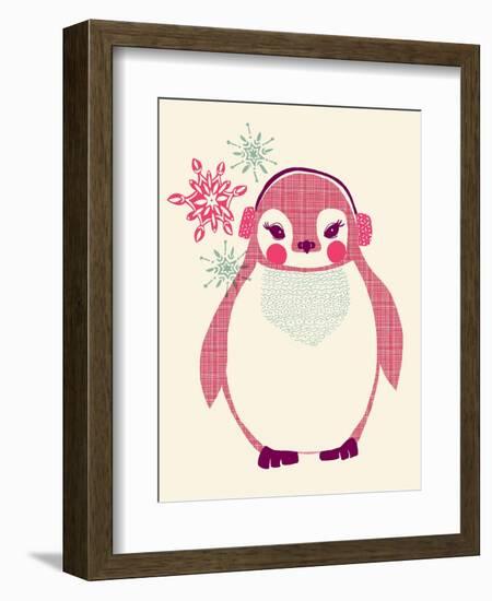 Chilly Penguin--Framed Giclee Print