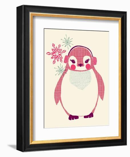 Chilly Penguin--Framed Giclee Print