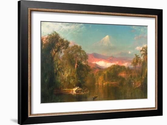 Chimborazo, 1864-Frederic Edwin Church-Framed Giclee Print