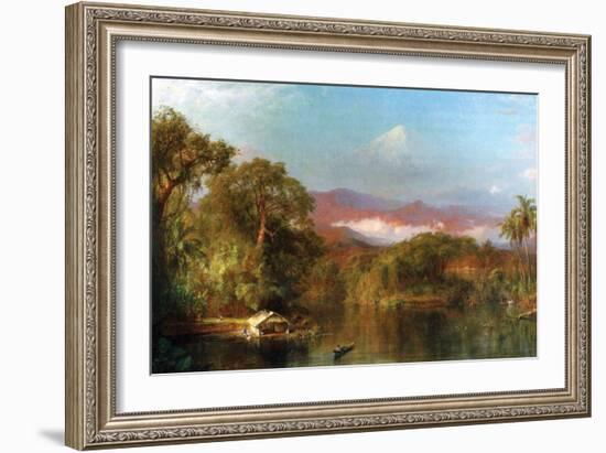 Chimborazo, Ecuador-Frederic Edwin Church-Framed Art Print