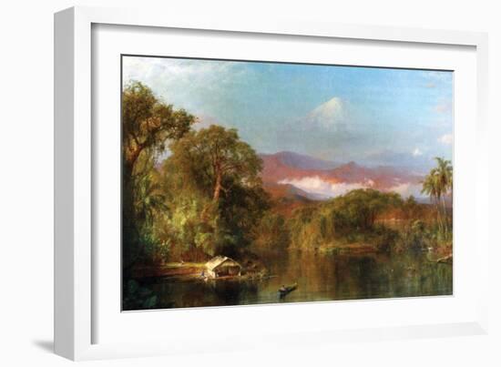 Chimborazo, Ecuador-Frederic Edwin Church-Framed Art Print