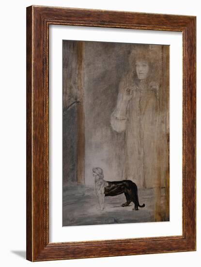 Chimera (1910)-Fernand Khnopff-Framed Giclee Print