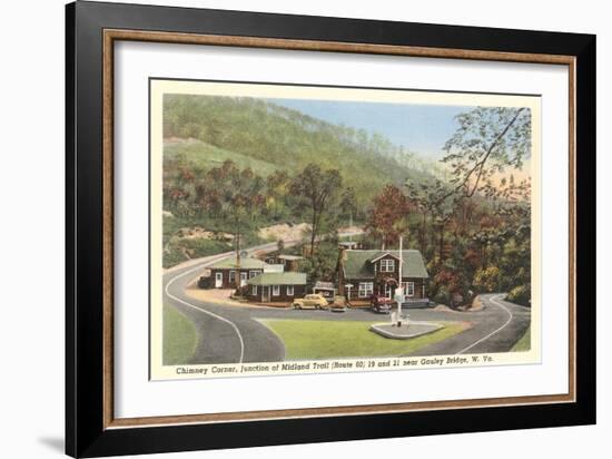 Chimney Corner, Gauley Bridge, West Virginia-null-Framed Art Print