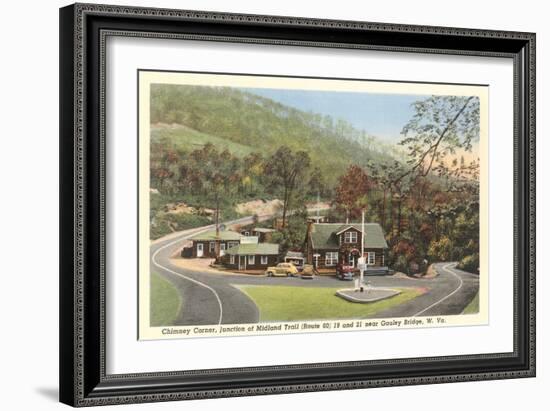 Chimney Corner, Gauley Bridge, West Virginia-null-Framed Art Print