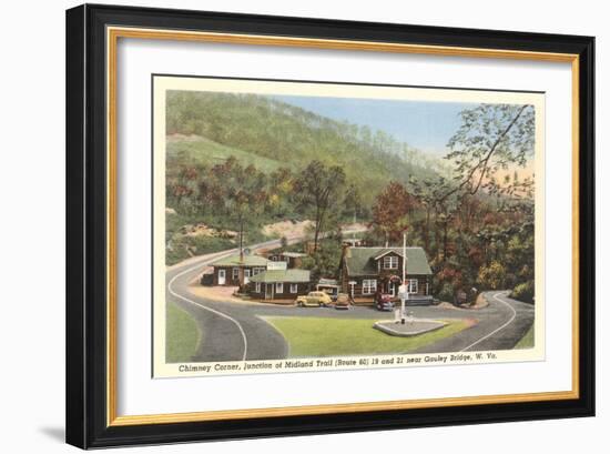 Chimney Corner, Gauley Bridge, West Virginia-null-Framed Art Print