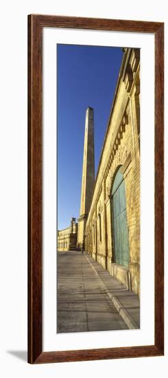 Chimney of a Mill, Salt's Mill, Saltaire, Bradford, West Yorkshire, England-null-Framed Photographic Print