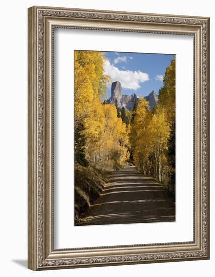 Chimney Peak and Courthouse Mountains in the Uncompahgre National Forest, Colorado-Joseph Sohm-Framed Photographic Print