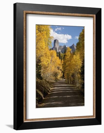 Chimney Peak and Courthouse Mountains in the Uncompahgre National Forest, Colorado-Joseph Sohm-Framed Photographic Print