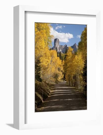 Chimney Peak and Courthouse Mountains in the Uncompahgre National Forest, Colorado-Joseph Sohm-Framed Photographic Print