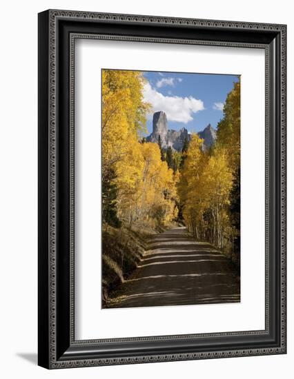 Chimney Peak and Courthouse Mountains in the Uncompahgre National Forest, Colorado-Joseph Sohm-Framed Photographic Print