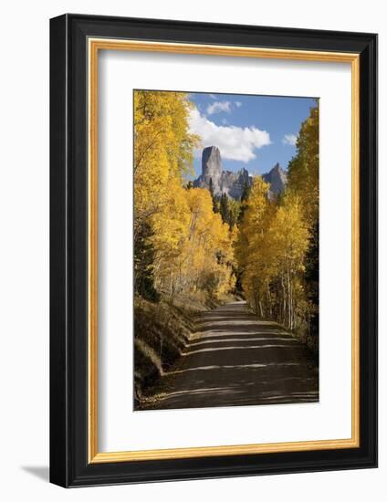 Chimney Peak and Courthouse Mountains in the Uncompahgre National Forest, Colorado-Joseph Sohm-Framed Photographic Print