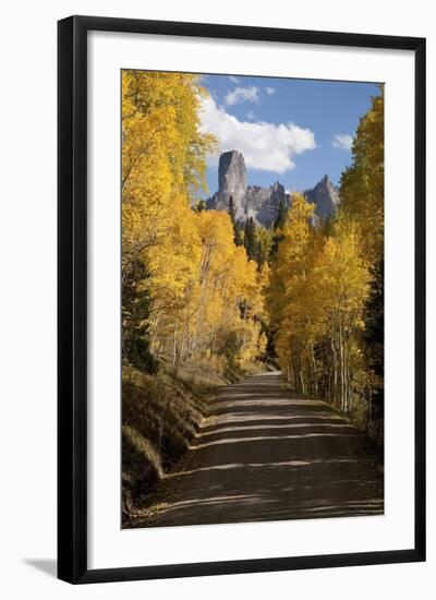 Chimney Peak and Courthouse Mountains in the Uncompahgre National Forest, Colorado-Joseph Sohm-Framed Photographic Print