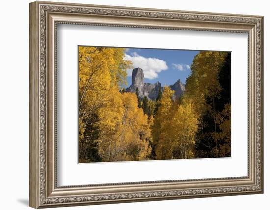 Chimney Peak and Courthouse Mountains in the Uncompahgre National Forest, Colorado-Joseph Sohm-Framed Photographic Print