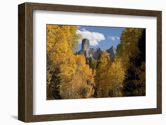 Chimney Peak and Courthouse Mountains in the Uncompahgre National Forest, Colorado-Joseph Sohm-Framed Photographic Print