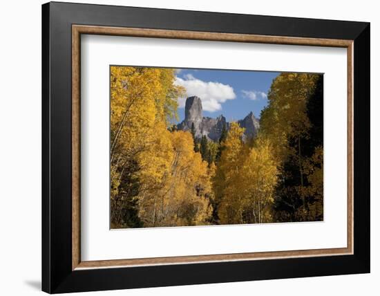 Chimney Peak and Courthouse Mountains in the Uncompahgre National Forest, Colorado-Joseph Sohm-Framed Photographic Print