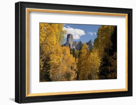 Chimney Peak and Courthouse Mountains in the Uncompahgre National Forest, Colorado-Joseph Sohm-Framed Photographic Print