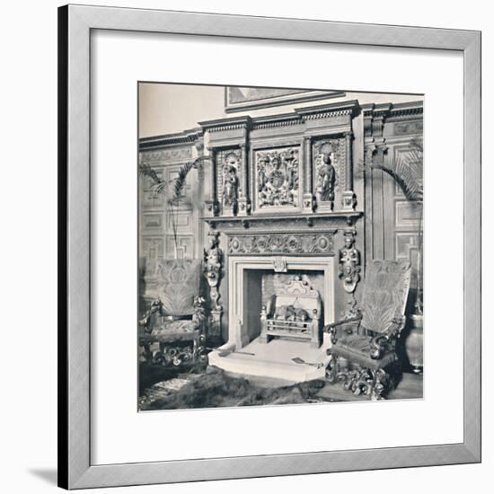 'Chimney-Piece in the Great Hall, Castle Ashby, Northampton', 1927-Unknown-Framed Photographic Print