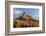 Chimney Rock and Courthouse Mountain , the Uncompahgre National Forest, Colorado-Chuck Haney-Framed Photographic Print