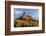 Chimney Rock and Courthouse Mountain , the Uncompahgre National Forest, Colorado-Chuck Haney-Framed Photographic Print