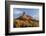 Chimney Rock and Courthouse Mountain , the Uncompahgre National Forest, Colorado-Chuck Haney-Framed Photographic Print