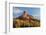 Chimney Rock and Courthouse Mountain , the Uncompahgre National Forest, Colorado-Chuck Haney-Framed Photographic Print