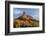 Chimney Rock and Courthouse Mountain , the Uncompahgre National Forest, Colorado-Chuck Haney-Framed Photographic Print