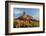 Chimney Rock and Courthouse Mountain , the Uncompahgre National Forest, Colorado-Chuck Haney-Framed Photographic Print