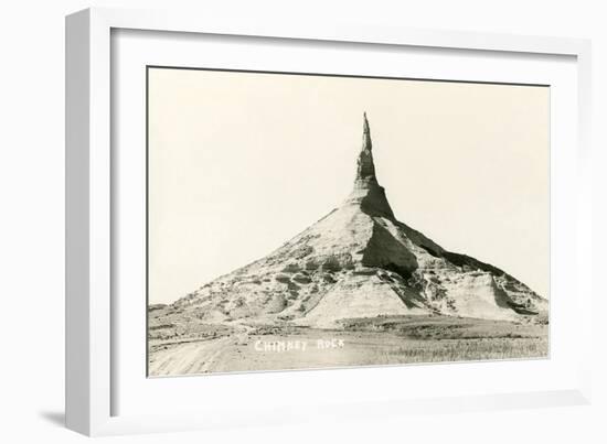 Chimney Rock, Nebraska-null-Framed Art Print