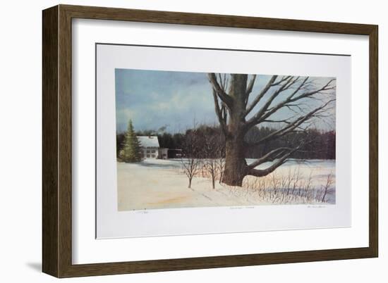 Chimney Smoke-M^ Barker-Framed Collectable Print