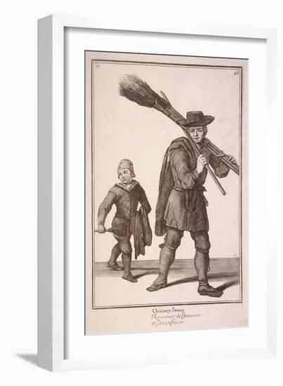 Chimney Sweep, Cries of London-Marcellus Laroon-Framed Giclee Print