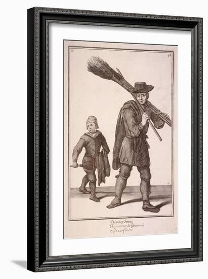 Chimney Sweep, Cries of London-Marcellus Laroon-Framed Giclee Print