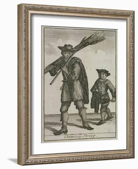 Chimney Sweep, Cries of London-Marcellus Laroon-Framed Giclee Print