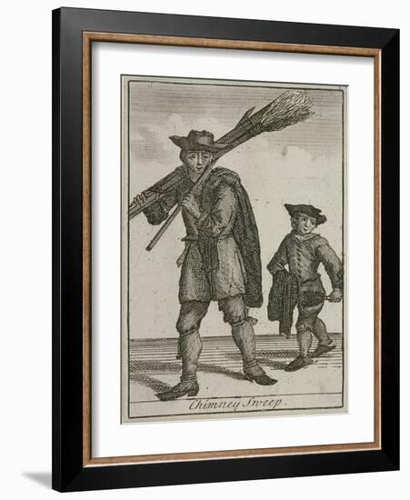 Chimney Sweep, Cries of London-Marcellus Laroon-Framed Giclee Print