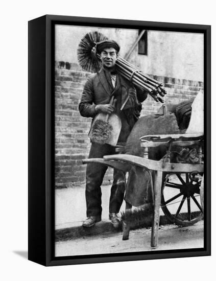 Chimney Sweep, London, 1926-1927-McLeish-Framed Premier Image Canvas