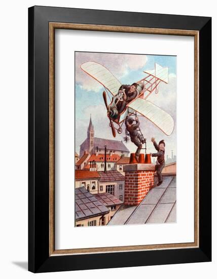 Chimney Sweeps & Personal Plane C1910-Chris Hellier-Framed Photographic Print