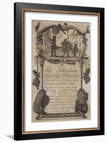 Chimney Sweeps, Thomas Tattenham, Trade Card-null-Framed Giclee Print