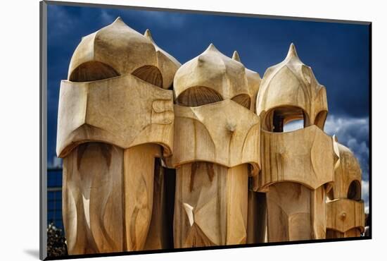 Chimneys Of La Pedrera-George Oze-Mounted Photographic Print