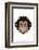 Chimp - Animaru Cartoon Animal Print-Animaru-Framed Giclee Print