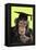 Chimpanzee in Mortarboard-null-Framed Premier Image Canvas