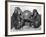 Chimpanzee Inflates a Balloon-null-Framed Photographic Print