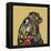 Chimpanzee Love Biscuit-Sharon Turner-Framed Stretched Canvas