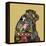 Chimpanzee Love Biscuit-Sharon Turner-Framed Stretched Canvas