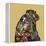 Chimpanzee Love Biscuit-Sharon Turner-Framed Stretched Canvas