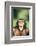 Chimpanzee Puckering its Lips-DLILLC-Framed Photographic Print