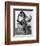 Chimpanzee Reading Newspaper-Bettmann-Framed Photographic Print